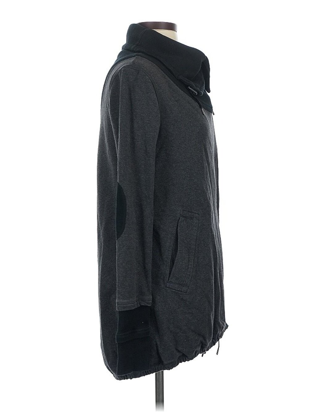 Lululemon Athletica Gratitude Wrap Charcoal Gray Size 4 Cozy French Terry - Picture 5 of 6